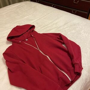 Ladies small burgundy buffalo air hoodie